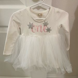 Birthday Dress White winter wonderland